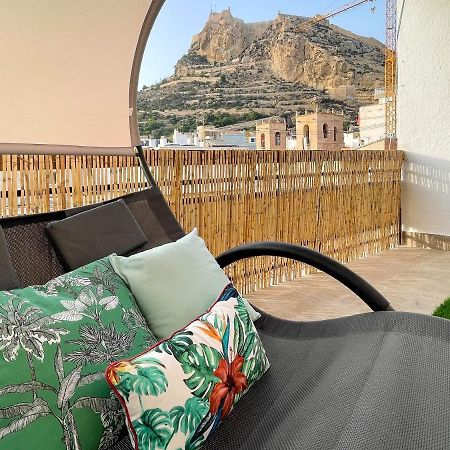 La Terraza. Vistas Al Castillo A 1 Min. De La Playa Alicante Zewnętrze zdjęcie