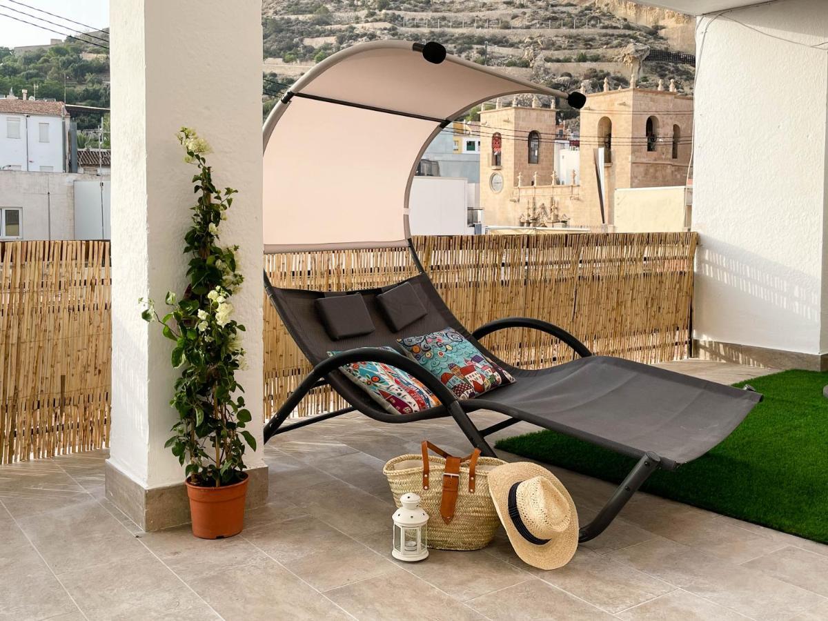 La Terraza. Vistas Al Castillo A 1 Min. De La Playa Alicante Zewnętrze zdjęcie