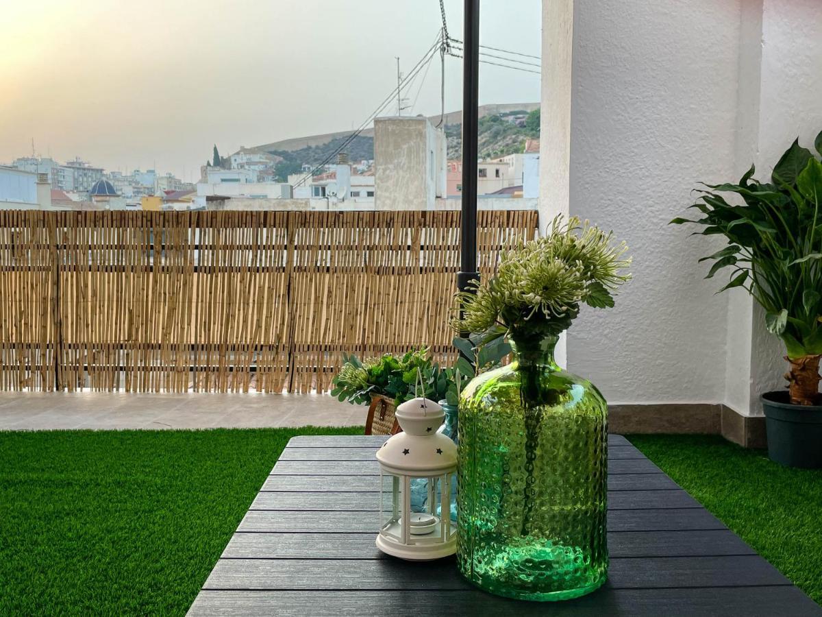 La Terraza. Vistas Al Castillo A 1 Min. De La Playa Alicante Zewnętrze zdjęcie