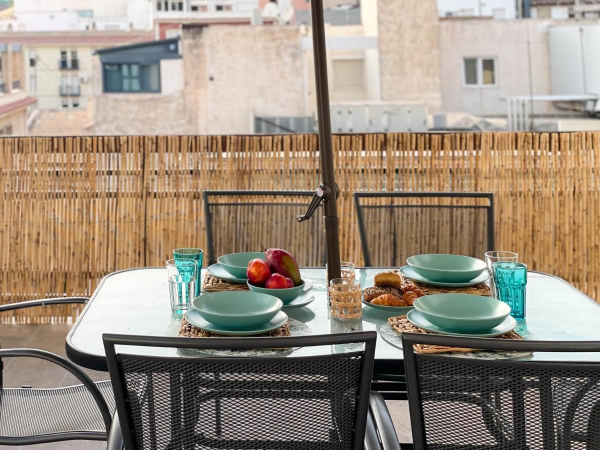 La Terraza. Vistas Al Castillo A 1 Min. De La Playa Alicante Zewnętrze zdjęcie