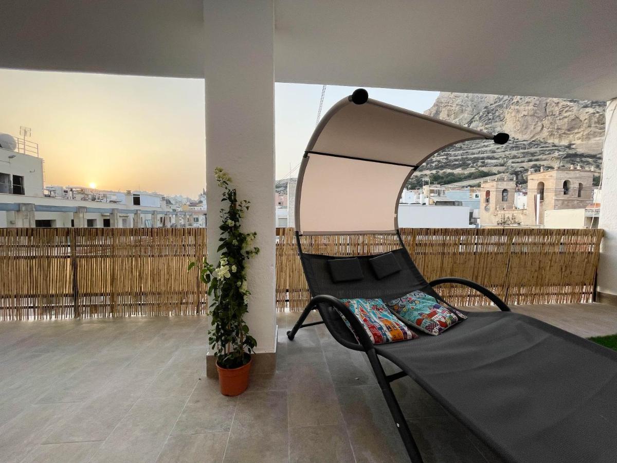 La Terraza. Vistas Al Castillo A 1 Min. De La Playa Alicante Zewnętrze zdjęcie